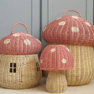 Pudgy Fingers Ollie Ella Toadstool Lamp