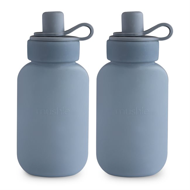 Mushie Silicone Puree Pouch 2-pack - Tradewinds