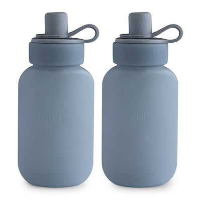 Mushie Silicone Puree Pouch 2-pack - Tradewinds