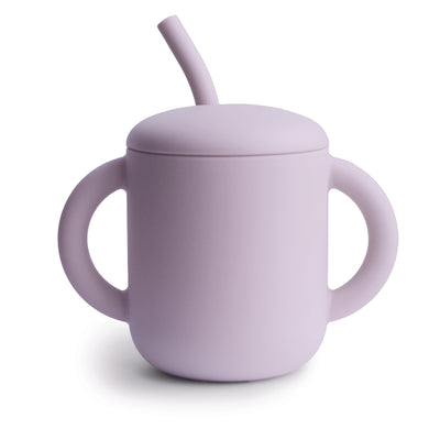 Silicone Training Cups with Straw