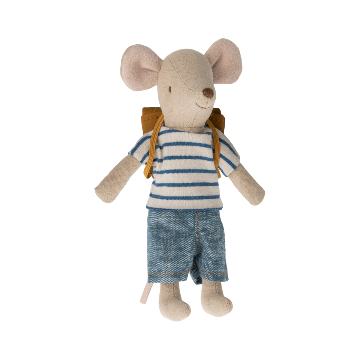 Maileg Mouse Tricycle Big Brother with Bag - Blue