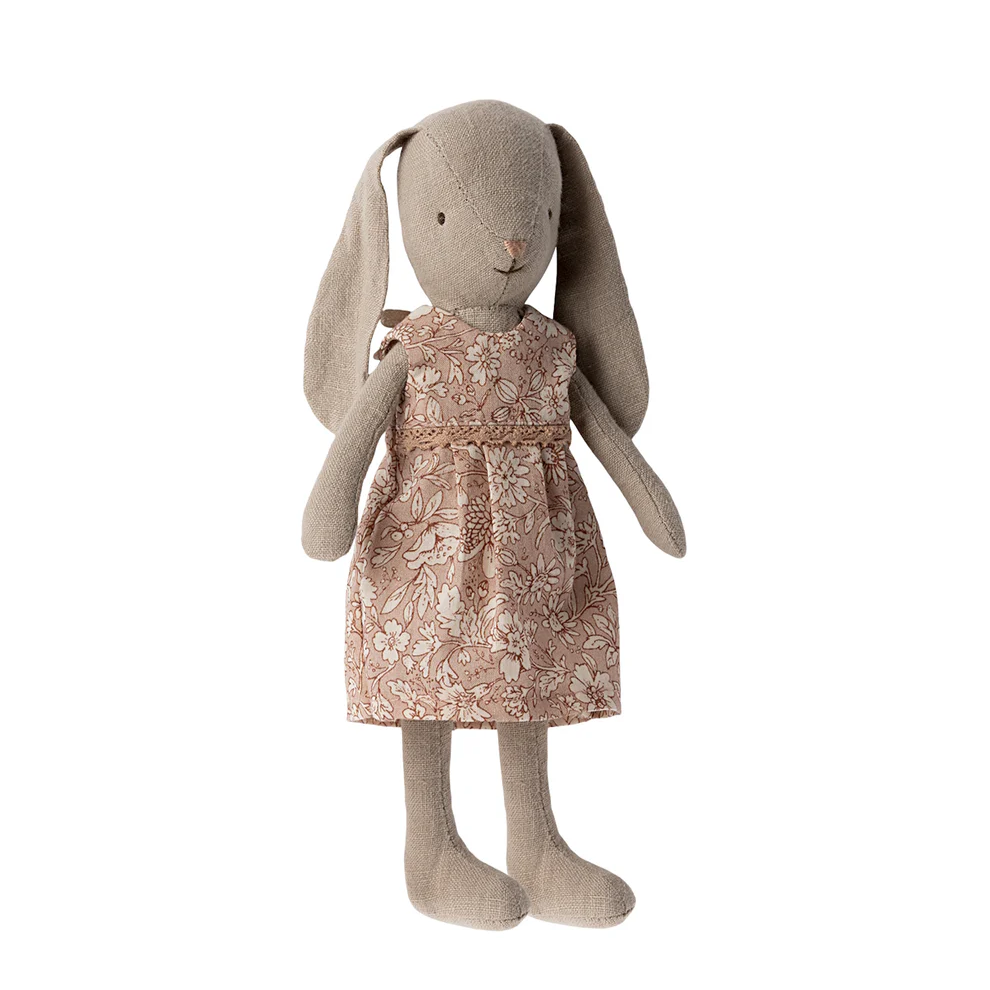 Maileg, Bunny, Size 1, Classic Flower Dress