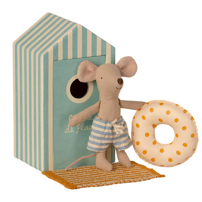 Maileg, Beach Mouse, Little Brother in Cabin