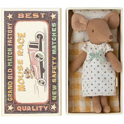 Maileg, Big Sister Mouse, Brown In Box