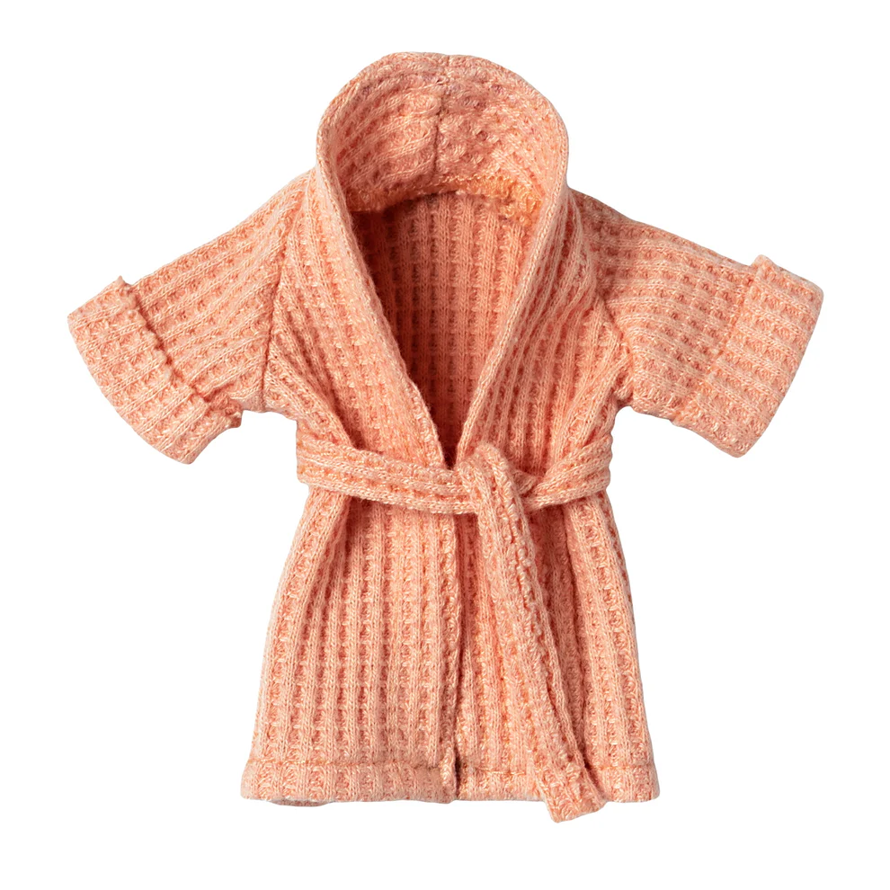 Maileg, Bathrobe, Mouse, Coral