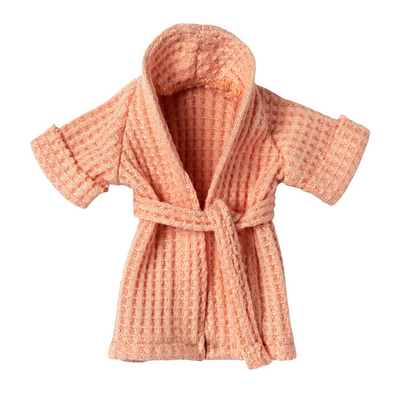 Maileg, Bathrobe, Mouse, Coral