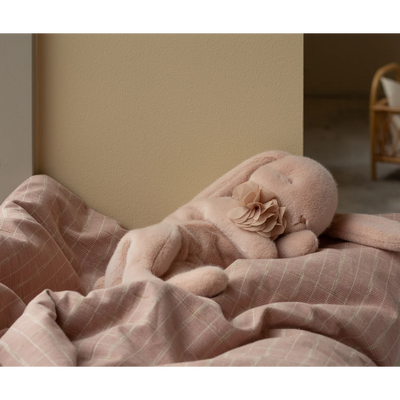 Maileg, Sleeping Bunny Plush, Small Powder
