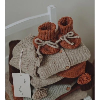 Baby Wool Booties Pecan