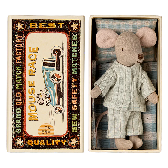 Maileg Mouse Big Brother Brown in box