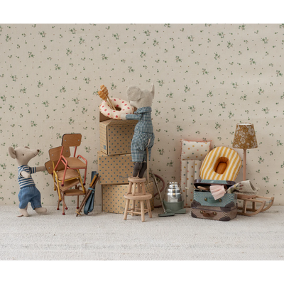 Maileg, Chair, Mouse, Coral