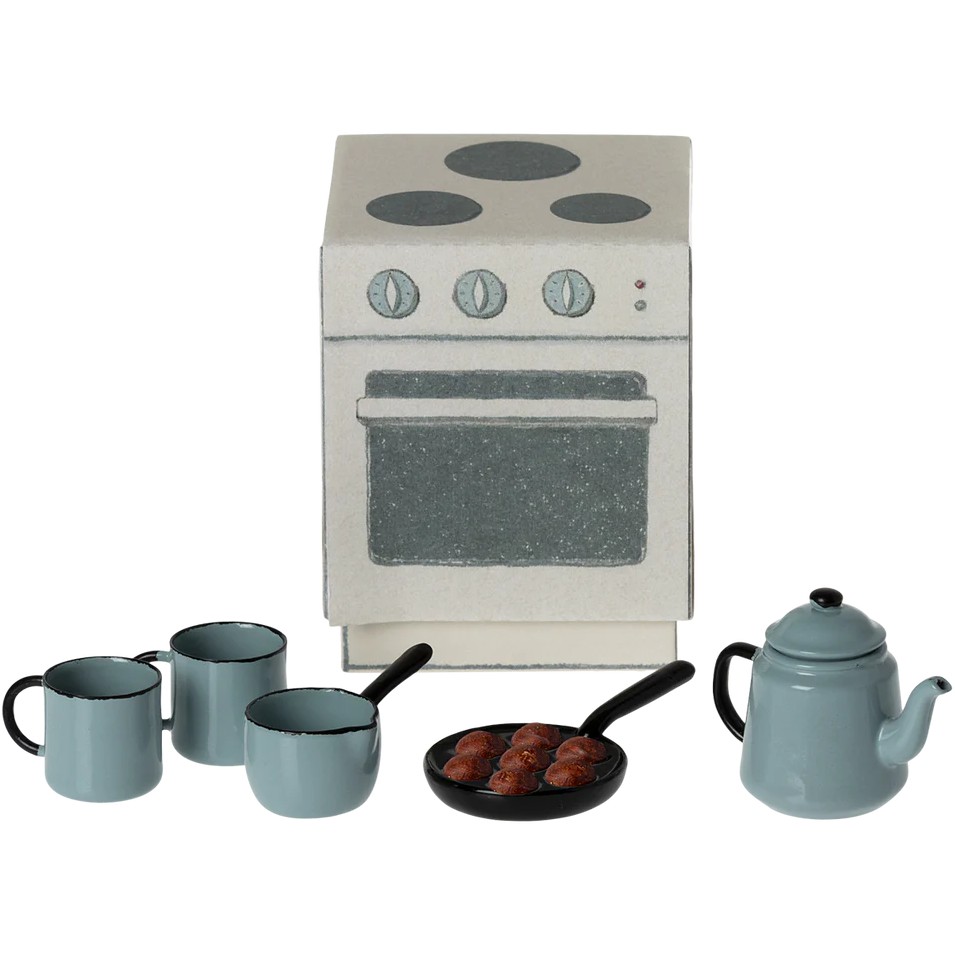Maileg, Madam Blues, Favourite Cooking Set