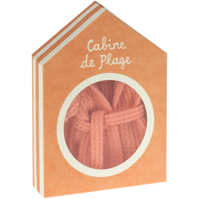 Maileg, Bathrobe, Mouse, Coral