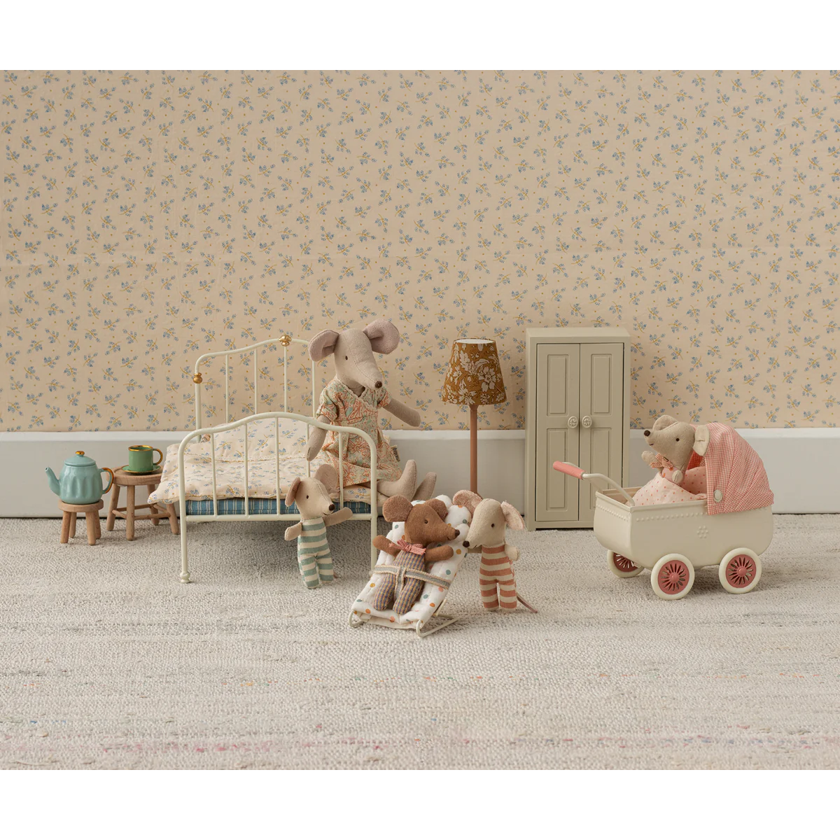 Maileg, Pram, Micro, Coral