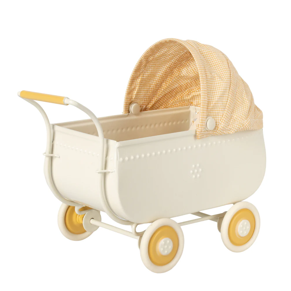 Maileg, Pram, Micro, Yellow