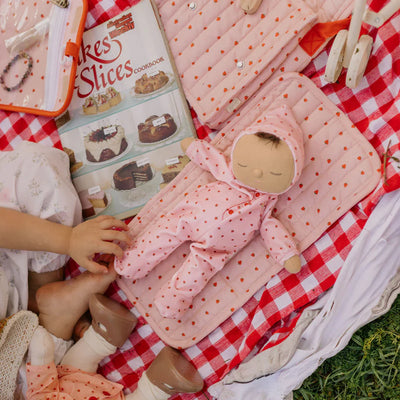 Carrie Convertible Changing Set Strawberry