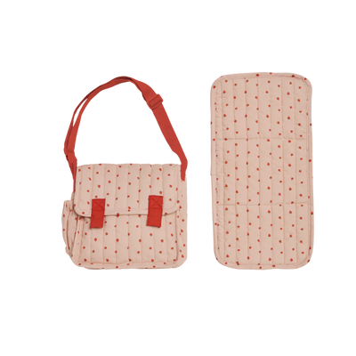 Carrie Convertible Changing Set Strawberry