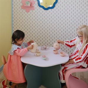 Mushie Silicone Play Tea Set - Blush