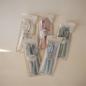 Mushie Cutlery - Blush
