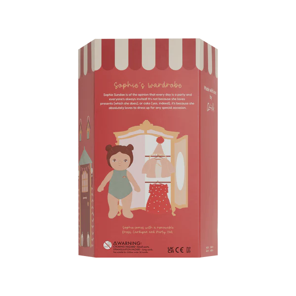 Dress Me Dinky Sophie Sundae Red