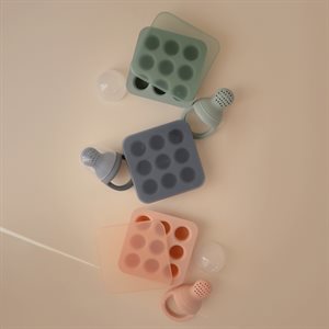 Mushie Fresh Food Feeder - Freezer Tray - Tradewinds