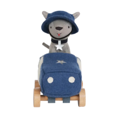 Holdie Dog-Go Officer Blue