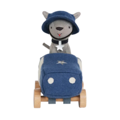 Holdie Dog-Go Officer Blue