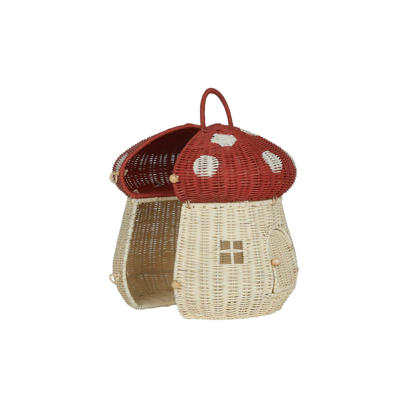 Mushroom Doll House - Red