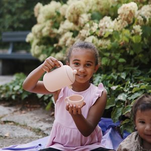 Mushie Silicone Play Tea Set - Blush