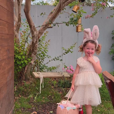 Fluffle Bunny Ear  Headband - Pink