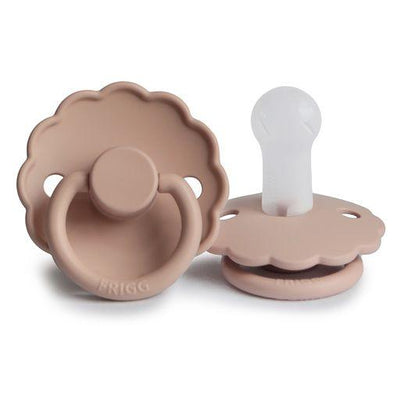 FRIGG Daisy Silicone Pacifier (Blush) - Pudgy Fingers