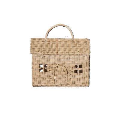 Rattan Casa Clutch Straw