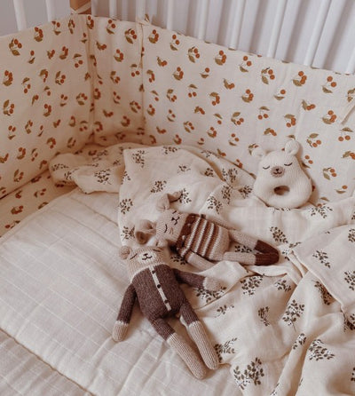 TEDDY KNIT TOY - MOCHA ROMPER