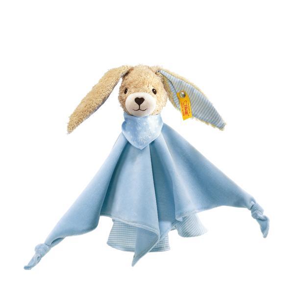 Hoppel Rabbit Comforter - Blue 28cm - Pudgy Fingers