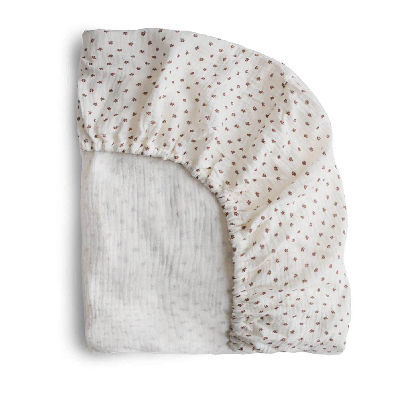 Mushie Crib/Bassinet Sheet - Bloom - Pudgy Fingers
