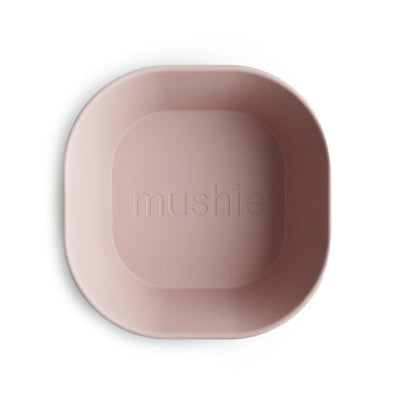 Square Dinnerware Bowl (set of 2) - Blush - Pudgy Fingers