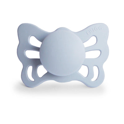FRIGG Anatomical Butterfly Silicone Pacifier (Powder Blue) - Pudgy Fingers