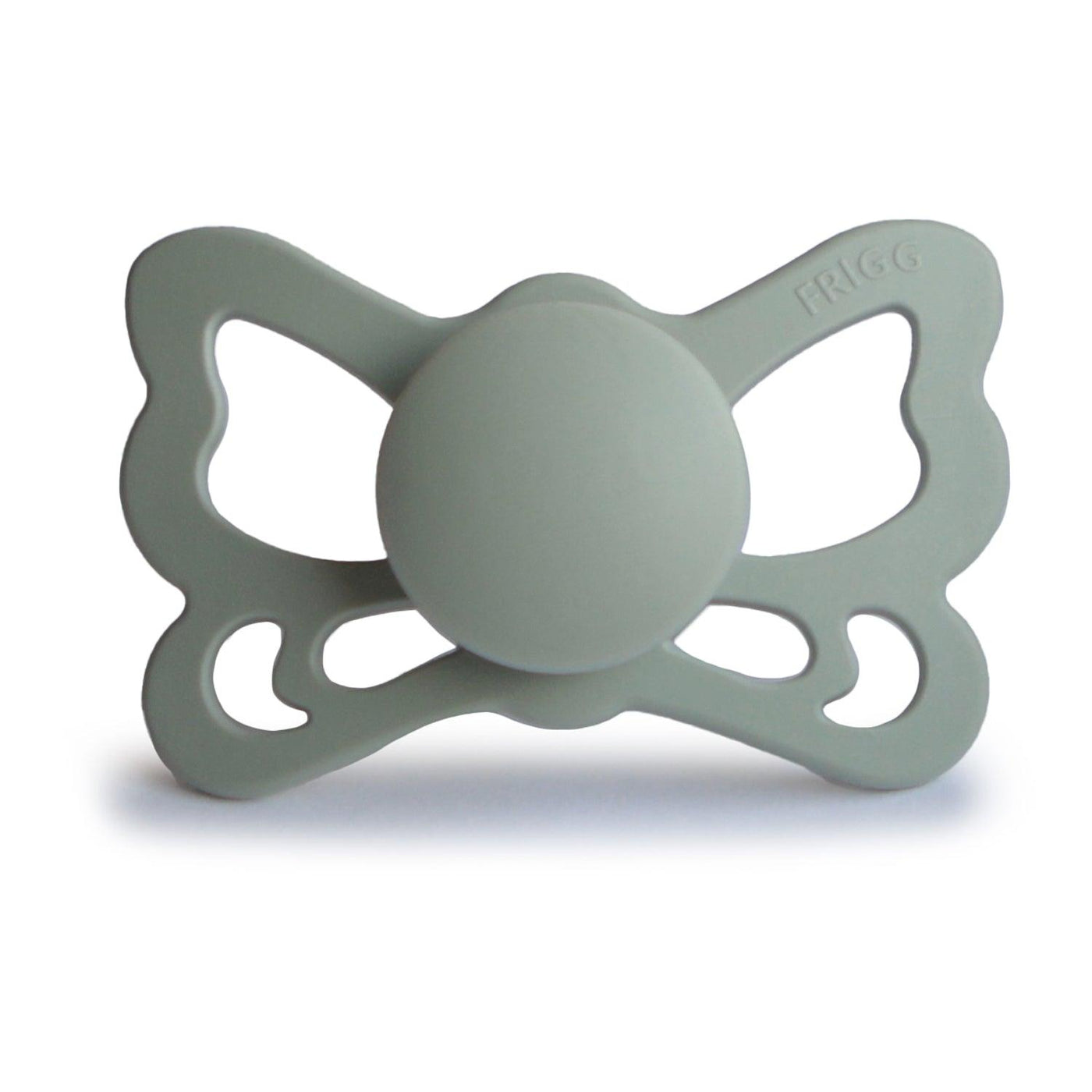 FRIGG Anatomical Butterfly Silicone Pacifier (Sage) - Pudgy Fingers