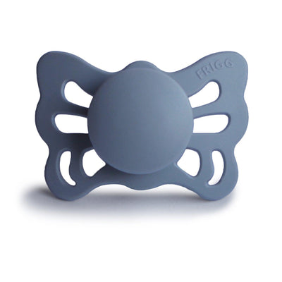 FRIGG Anatomical Butterfly Silicone Pacifier (Slate) - Pudgy Fingers