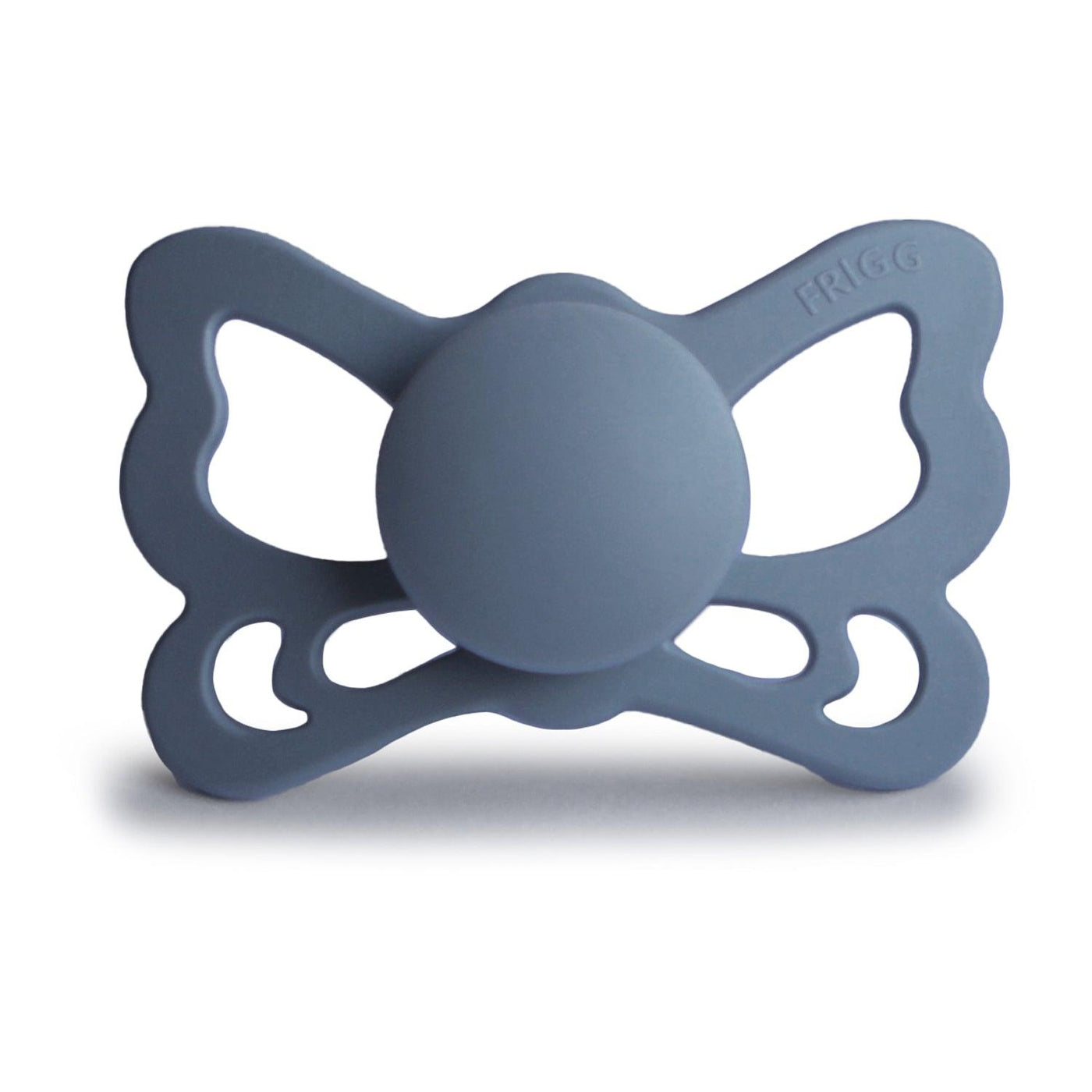 FRIGG Anatomical Butterfly Silicone Pacifier (Slate) - Pudgy Fingers