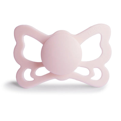 FRIGG Anatomical Butterfly Silicone Pacifier (White Lilac) - Pudgy Fingers