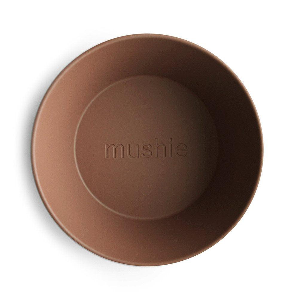 Round Dinnerware Bowl (set of 2) - Caramel - Pudgy Fingers