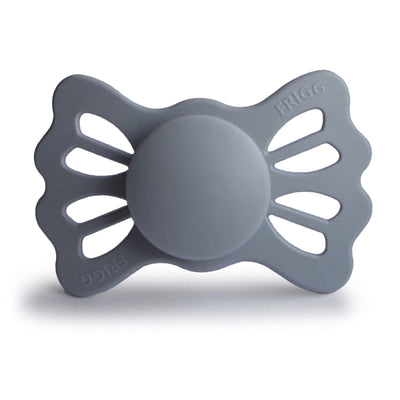 FRIGG Symmetrical Lucky Silicone Pacifier (Great Grey) - Pudgy Fingers