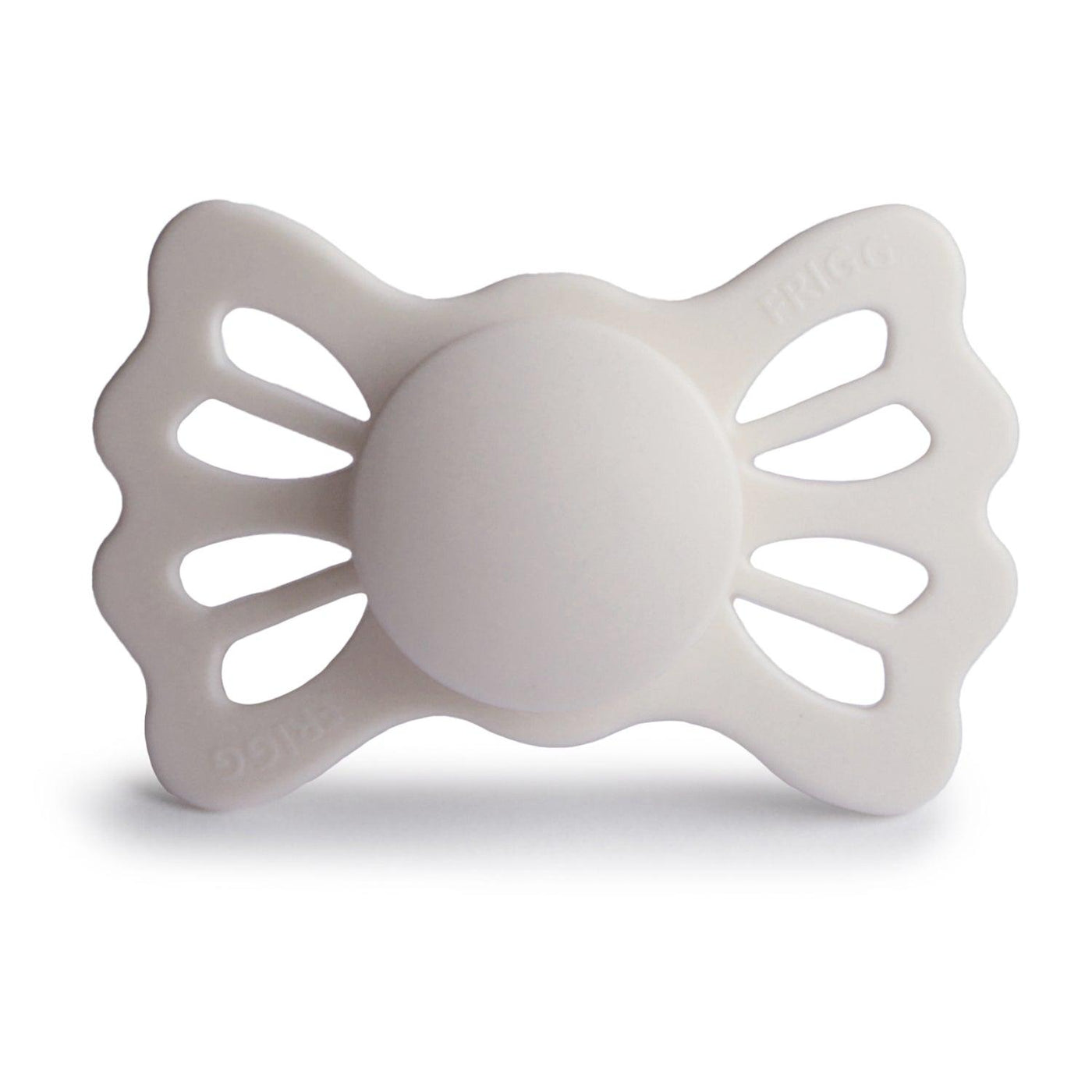 FRIGG Symmetrical Lucky Silicone Pacifier (Silver Grey) - Pudgy Fingers