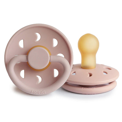 FRIGG Moon Phase Natural Rubber Pacifier (Blush) - Pudgy Fingers