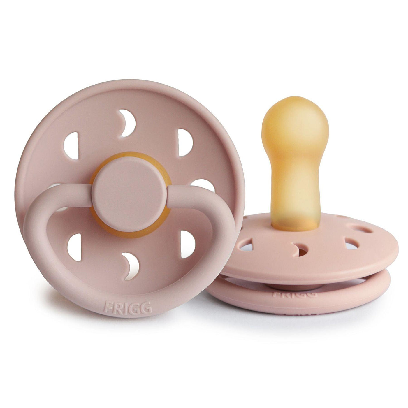 FRIGG Moon Phase Natural Rubber Pacifier (Blush) - Pudgy Fingers