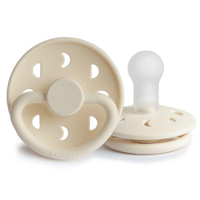 FRIGG Moon Phase Silicone Pacifier (Cream) - Pudgy Fingers