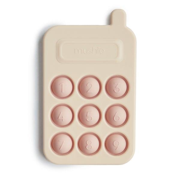 Mushie Phone Press Toy Blush - Pudgy Fingers