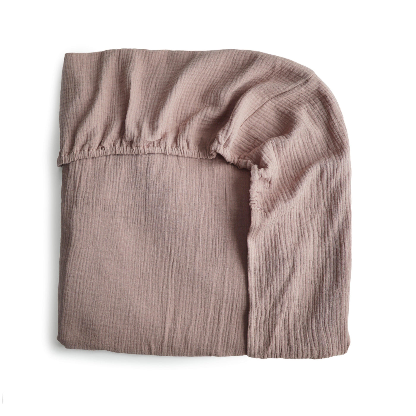 Mushie Crib/Bassinet Sheet - Natural - Pudgy Fingers